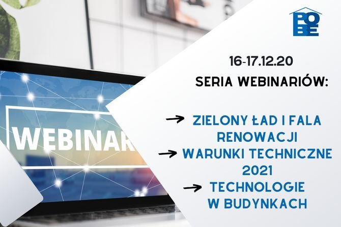 Jak poprawić efektywność energetyczną budynków – webinaria POBE