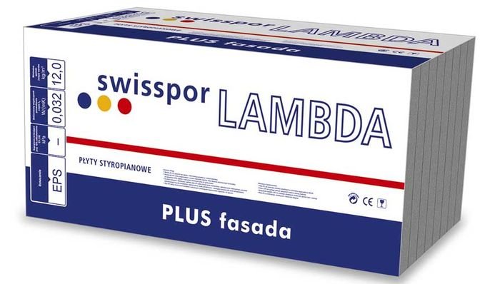 Styropian grafitowy Swisspor Lambda Plus fasada