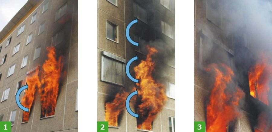 Bezpieczeństwo pożarowe złożonych systemów izolacji cieplnej ETICS - galeria