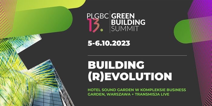 13. PLGBC Green Building Summit w październiku w Warszawie