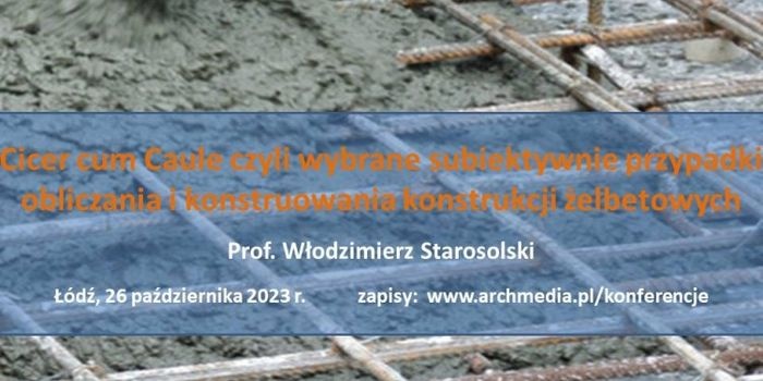 Projektowanie konstrukcji żelbetowych – konferencja