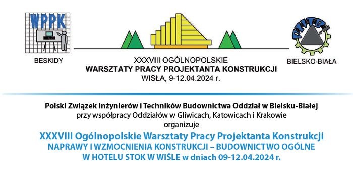 XXXVIII Ogólnopolska Konferencja Warsztaty Pracy Projektanta Konstrukcji WPPK-2024