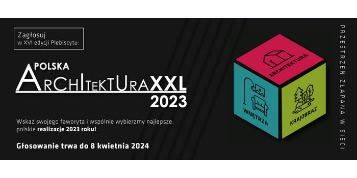 Głosowanie internautów w plebiscycie Polska Architektura 2023