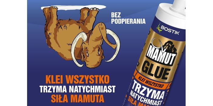 Mamut Glue – klej montażowy dla każdego