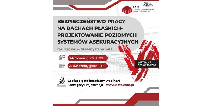Bezpieczeństwo pracy na dachach płaskich – eksperckie szkolenia online