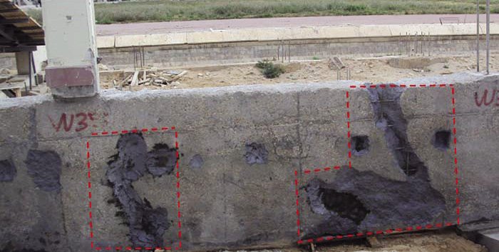 FOT. 4. Fragmenty przygotowane do wykucia betonu; fot.: BASF Polska
