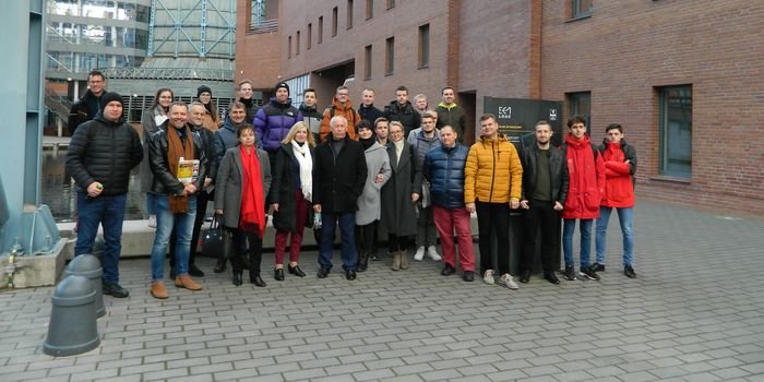 Wizyta części uczestnik&oacute;w konferencji w zrewitalizowanych obiektach EC1 Ł&oacute;dź &ndash; Miasto Kultury, fot. Politechnika Częstochowska