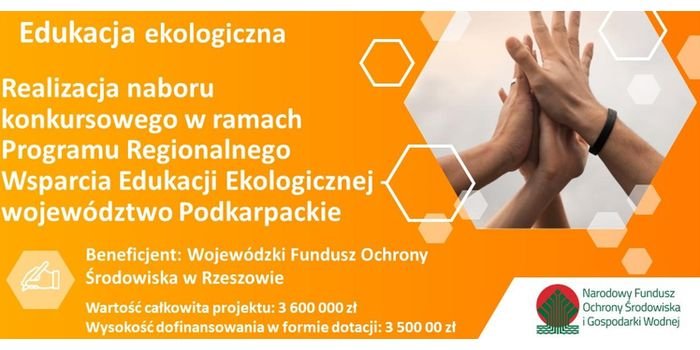 Podkarpackie dostanie 3,5 mln zł z Programu Regionalnego Wsparcia Edukacji Ekologicznej, fot. NFOŚiGW