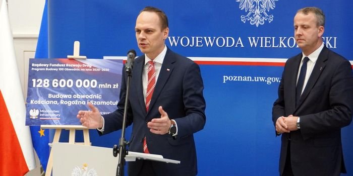 Rząd dofinansuje trzy nowe obwodnice w Wielkopolsce, fot. Ministerstwo Inrastruktury