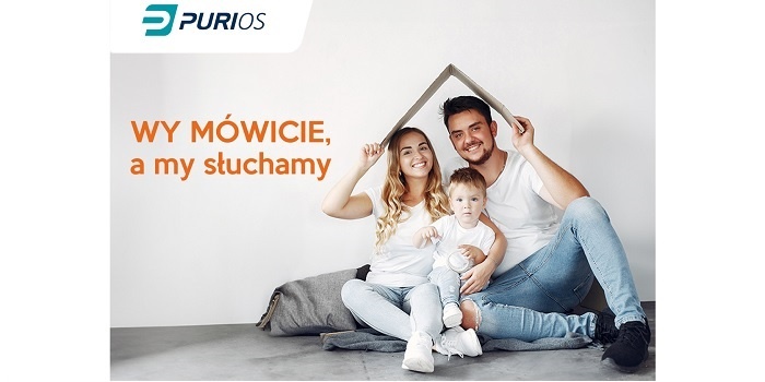 Turkusowa drużyna Purios ciepło wita pomarańczowego bohatera, fot. Purios