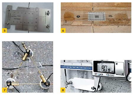 pomiar zmiany szerokosci rysy