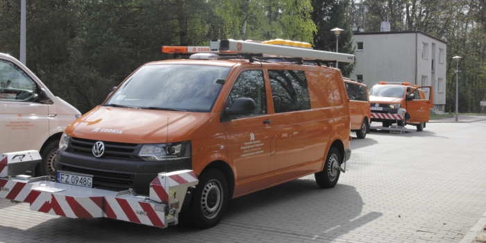 Pojazd wyposażony w sprzęt diagnostyki nawierzchni, fot. GDDKiA