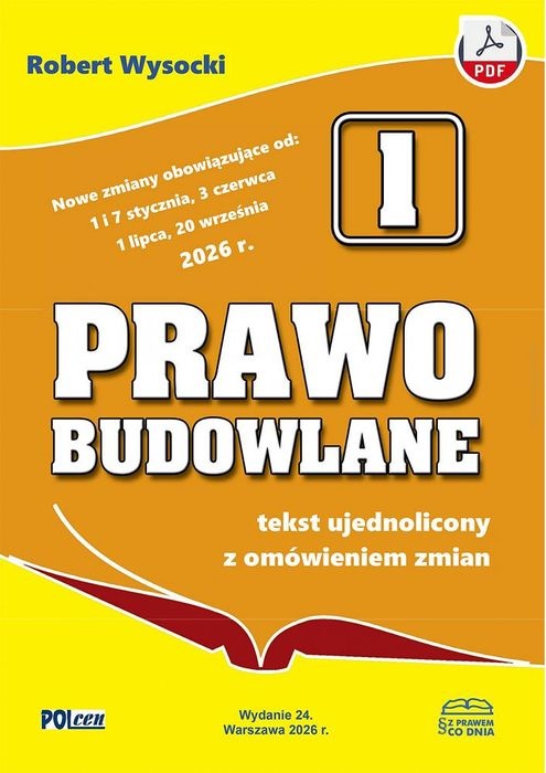 prawo budowlane i akty wykonawcze z omowieniem 2026 wyd 24 robert wysocki 1