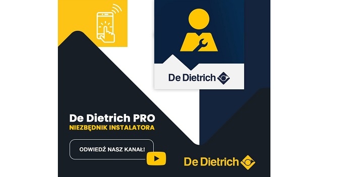 De Dietrich PRO &ndash; bezpłatna aplikacja mobilna dla instalator&oacute;w i serwisant&oacute;w HVAC. Fot. De Dietrich